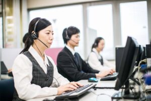 相談窓口のカウンセラーの画像